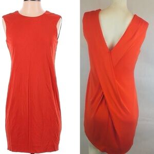 Etcetera Orange Jersey Stretch Dress